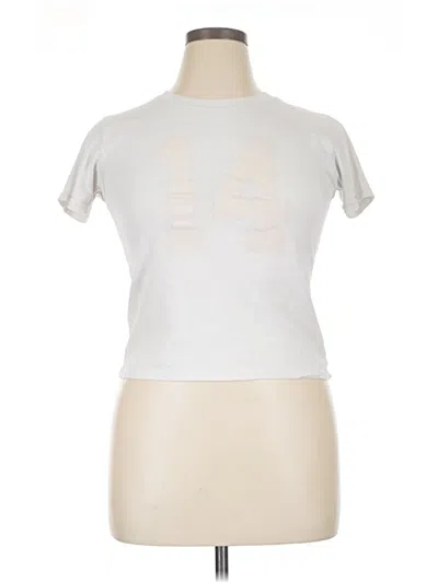 Pre-owned John Galt Short Sleeve T-shirt In Silver