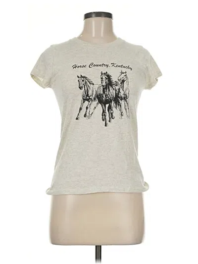 Pre-owned John Galt Short Sleeve T-shirt In Silver