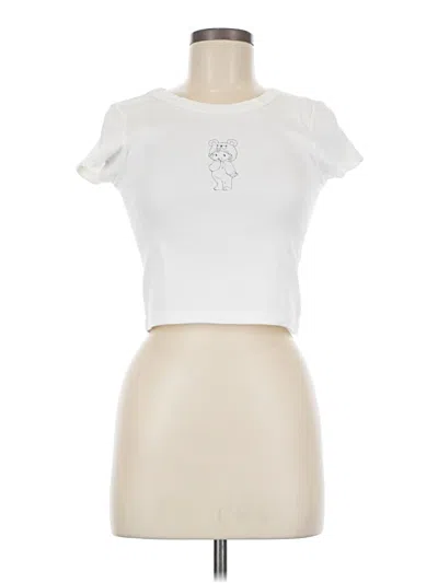 Pre-owned John Galt Short Sleeve T-shirt In White