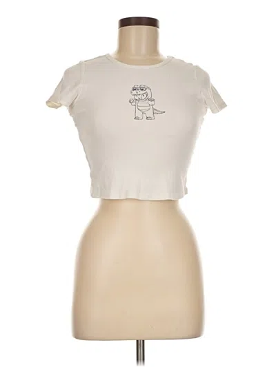 Pre-owned John Galt Short Sleeve T-shirt In White