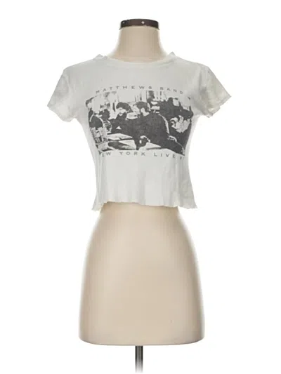 Pre-owned John Galt Short Sleeve T-shirt In White