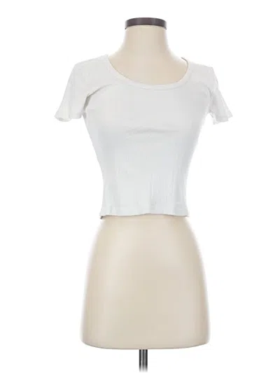 Pre-owned John Galt Short Sleeve T-shirt In White
