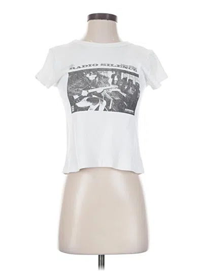Pre-owned John Galt Short Sleeve T-shirt In White