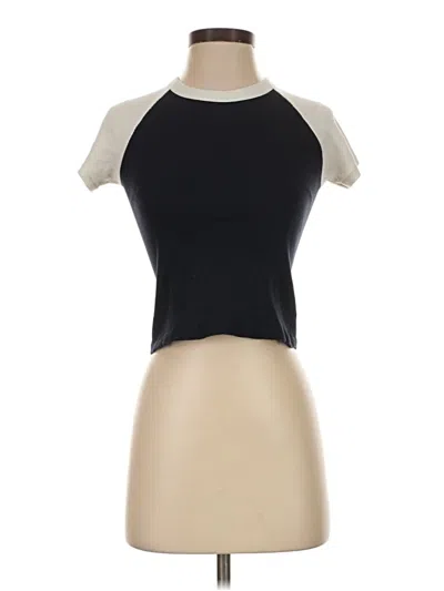 Pre-owned John Galt Short Sleeve Turtleneck In Black