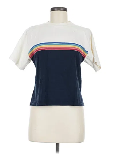 Pre-owned John Galt Short Sleeve Turtleneck In Blue