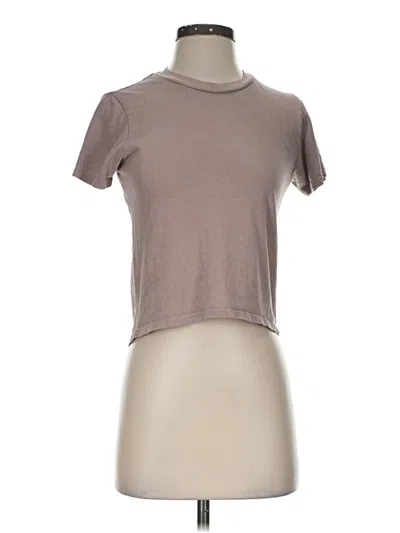 Pre-owned John Galt Short Sleeve Turtleneck In Brown
