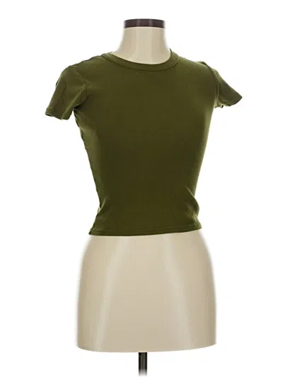 Pre-owned John Galt Short Sleeve Turtleneck In Green
