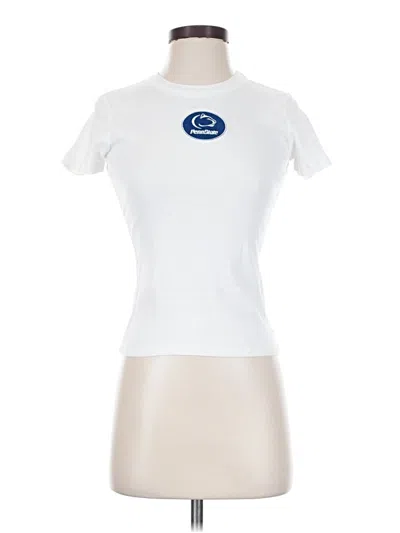Pre-owned John Galt Short Sleeve Turtleneck In Ivory
