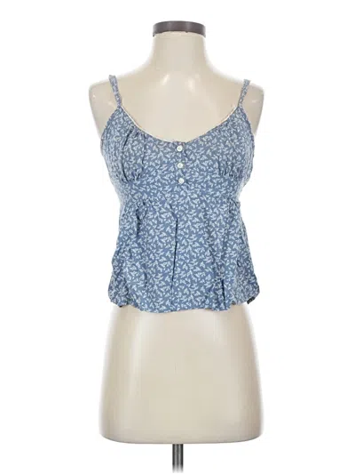 Pre-owned John Galt Sleeveless Blouse In Blue