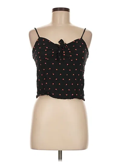 Pre-owned John Galt Sleeveless Top Black Sweetheart Neckline Tops