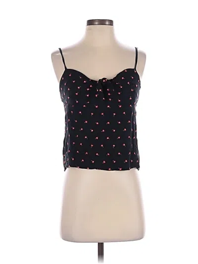Pre-owned John Galt Sleeveless Top Black Sweetheart Neckline Tops