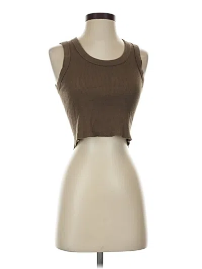 Pre-owned John Galt Sleeveless T-shirt In Brown