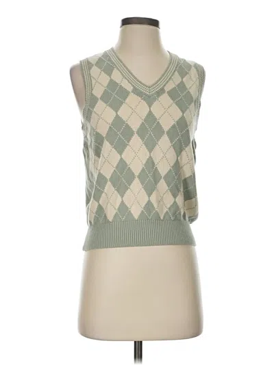 Pre-owned John Galt Sweater Vest In Green
