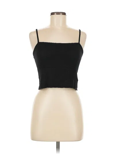 Pre-owned John Galt Tank Top Black Strapless Neckline Tops