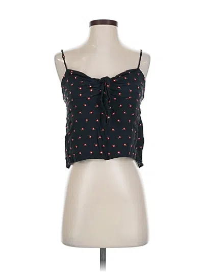 Pre-owned John Galt Tank Top Black Strapless Neckline Tops