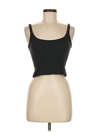 Pre-owned John Galt Tank Top Black Strapless Neckline Tops