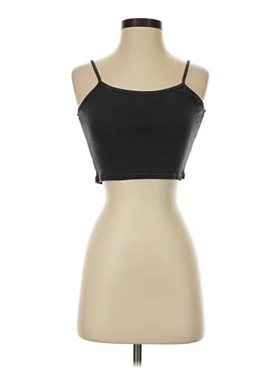 Pre-owned John Galt Tank Top Black Strapless Neckline Tops