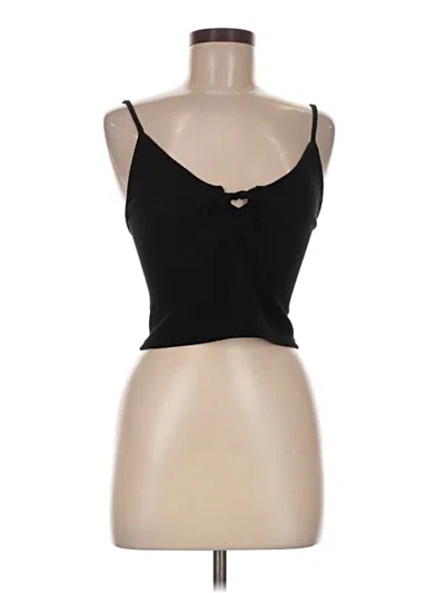 Pre-owned John Galt Tank Top Black Strapless Neckline Tops