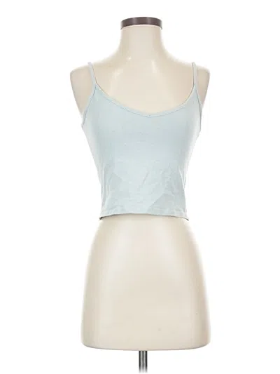 Pre-owned John Galt Tank Top Blue Strapless Neckline Tops
