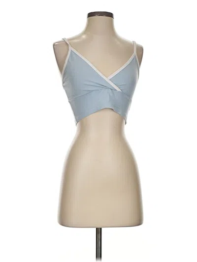 Pre-owned John Galt Tank Top Blue Strapless Neckline Tops