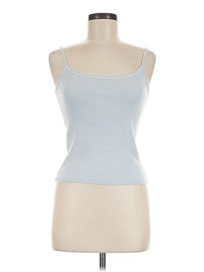 Pre-owned John Galt Tank Top Blue Strapless Neckline Tops