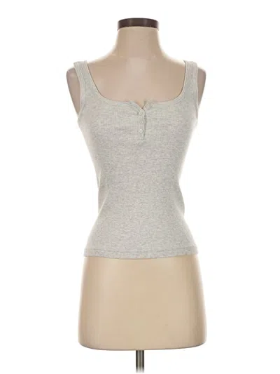 Pre-owned John Galt Tank Top Gray Strapless Neckline Tops