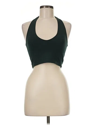 Pre-owned John Galt Tank Top Green Halter Neckline Tops