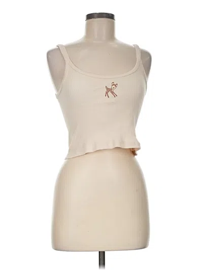 Pre-owned John Galt Tank Top Ivory Halter Neckline Tops