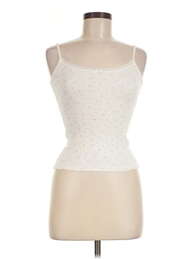 Pre-owned John Galt Tank Top Ivory Strapless Neckline Tops
