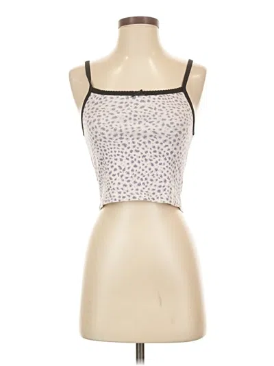 Pre-owned John Galt Tank Top Ivory Strapless Neckline Tops