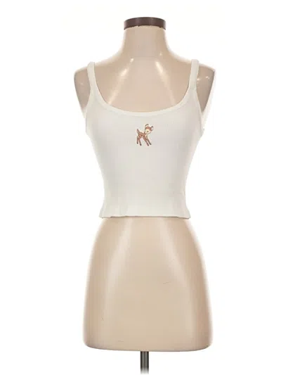 Pre-owned John Galt Tank Top Ivory Strapless Neckline Tops