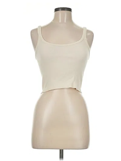 Pre-owned John Galt Tank Top Ivory Strapless Neckline Tops