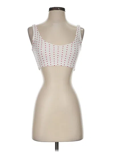 Pre-owned John Galt Tank Top Ivory Sweetheart Neckline Tops