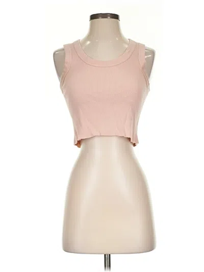 Pre-owned John Galt Tank Top Pink Strapless Neckline Tops