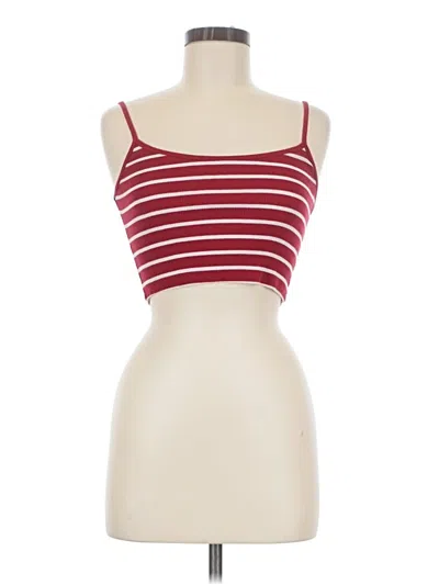 Pre-owned John Galt Tank Top Red Strapless Neckline Tops