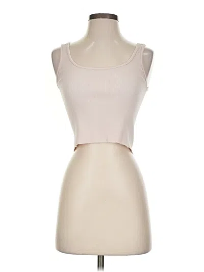 Pre-owned John Galt Tank Top Tan Strapless Neckline Tops