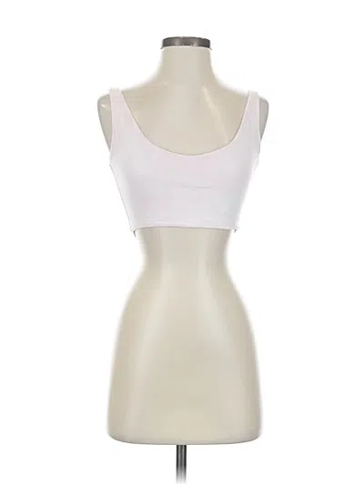 Pre-owned John Galt Tank Top White Strapless Neckline Tops