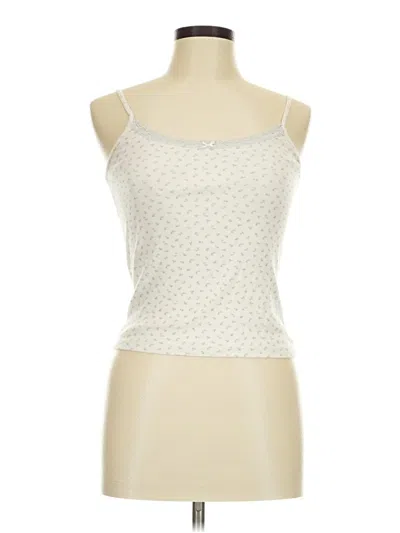 Pre-owned John Galt Tank Top White Strapless Neckline Tops
