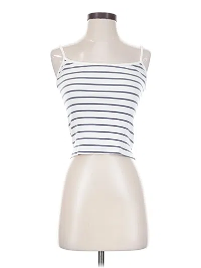 Pre-owned John Galt Tank Top White Strapless Neckline Tops
