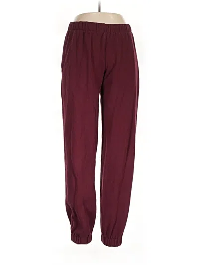 Pre-owned John Galt Track Pants In Burgundy