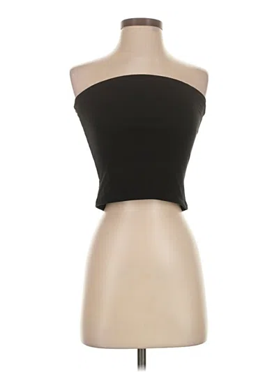 Pre-owned John Galt Tube Top Black Strapless Neckline Tops