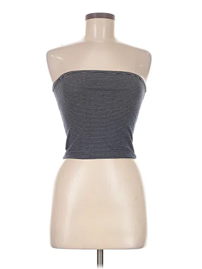Pre-owned John Galt Tube Top Gray Strapless Neckline Tops