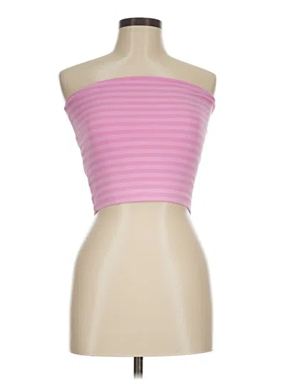 John Galt Tube Top Pink Strapless Neckline Tops