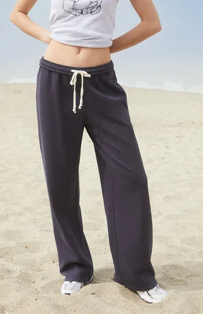 John Galt Women's Anastasia Tie Baggy Sweatpants In Navy