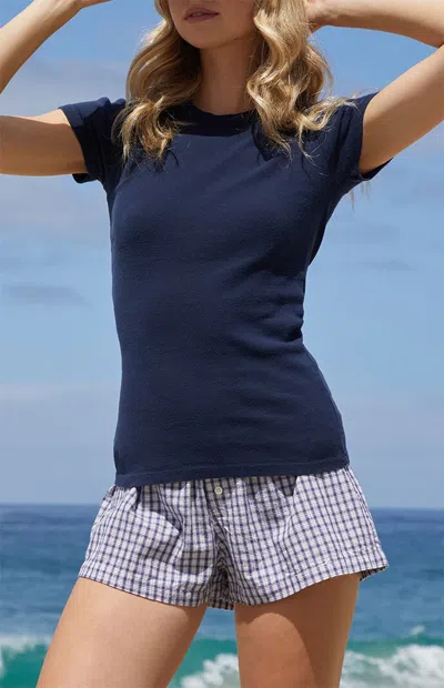 John Galt Women's Blue Melany T-shirt