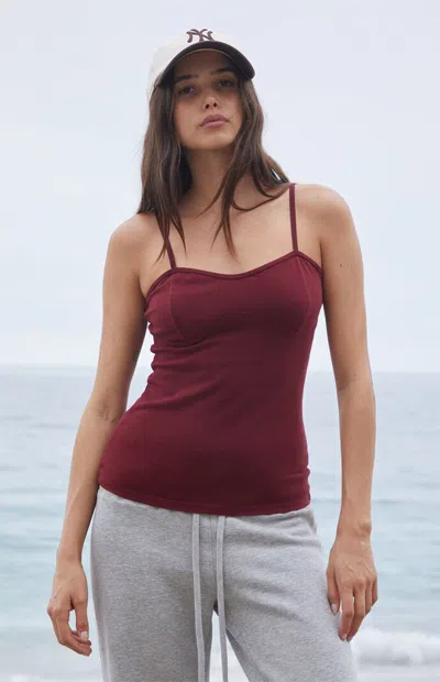 John Galt Women's Burgundy Tank Top