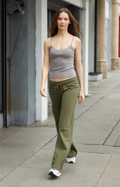 John Galt Women's Green Hilary Baggy Sweatpants