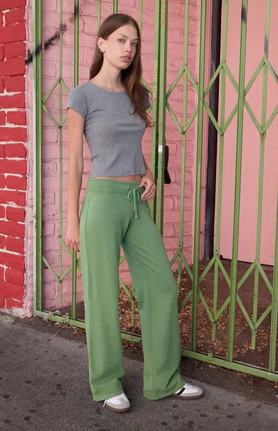 John Galt Women's Green Hilary Yoga Baggy Sweatpants