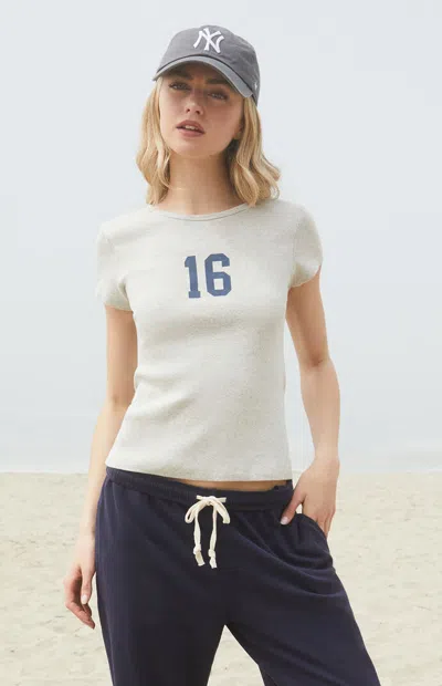 John Galt Women's Light Gray 16 Hailie T-shirt