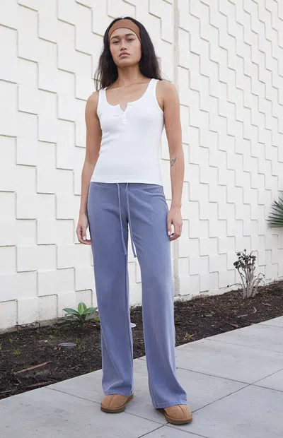 John Galt Women's Light Gray Hilary Soft Baggy Sweatpants